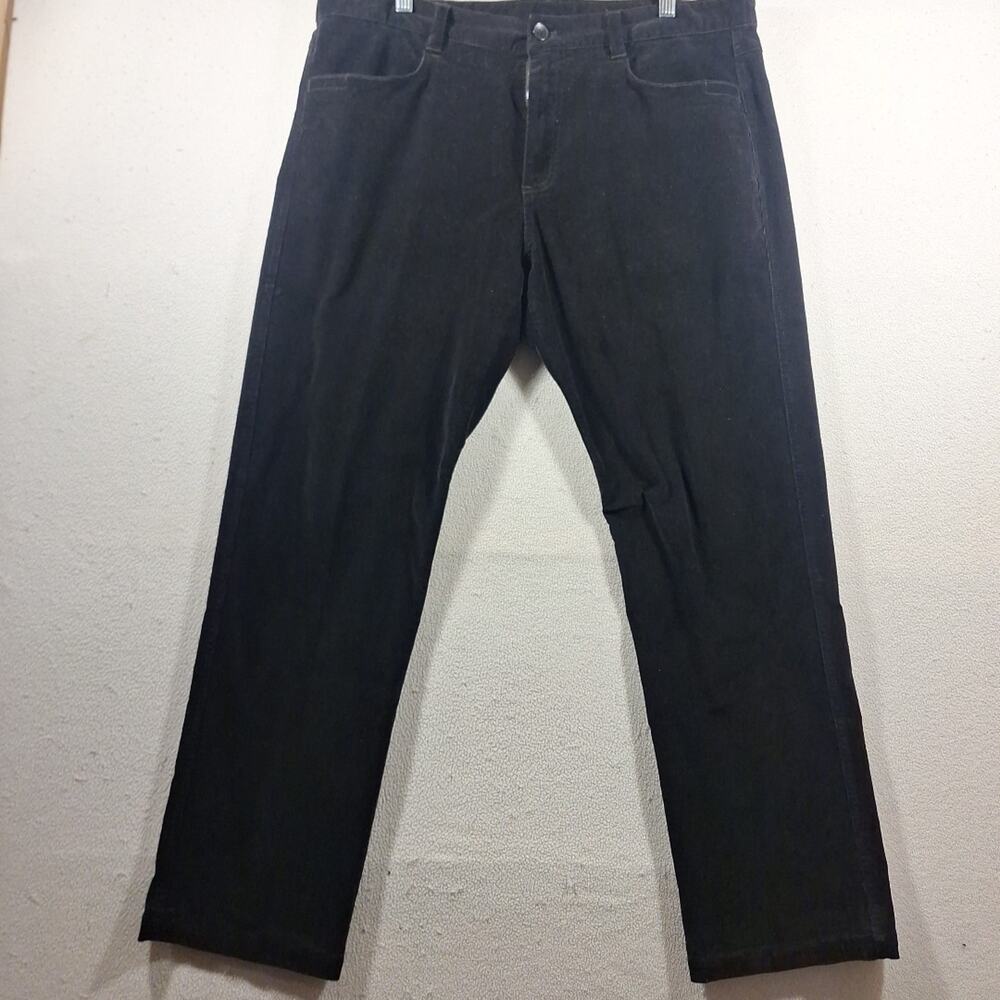 calvin klein corduroy pants Slim Fit 36x30 Black Mens
